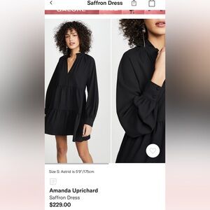 Amanda Uprichard Saffron dress